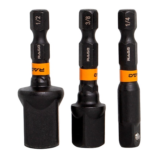 Адаптер для торцевых головок Rage 50 мм магнитный (3 шт.)