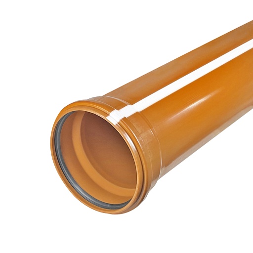 Труба канализационная Valfex d160х1000 мм для наружной канализации (301600100)