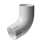 Docke STAL PREMIUM Колено 72° D90 (Пломбир 9010)