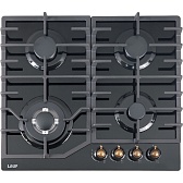 Варочная панель газовая Lauf PG-620BL classic 4 конфорки черная