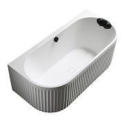 Ванна из искусственного камня Abber Leipzig 170х80 см с ножками (AM9916) Ванна из искусственного камня Abber Leipzig 170х80 см с ножками (AM9916)