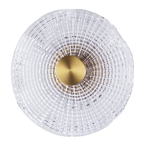 Светильник светодиодный накладной Arte Lamp Bevel 3000К 6 Вт 1 кв.м латунь IP20 (A1612AP-5PB)