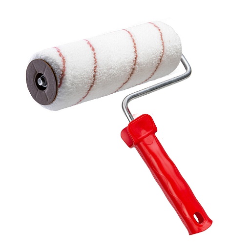 Валик микрофибра 180 мм d45 мм ворс 9 мм для водной основы с ручкой Beorol Parquet Валик микрофибра 180 мм d45 мм ворс 9 мм для водной основы с ручкой Beorol Parquet