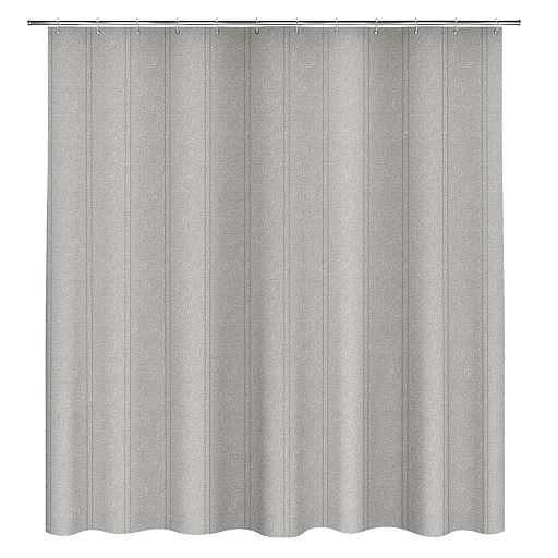 Штора для ванны Fora Miracle Silver 2000х1800 мм полиэстер серая (FOR-MIR208SIL)