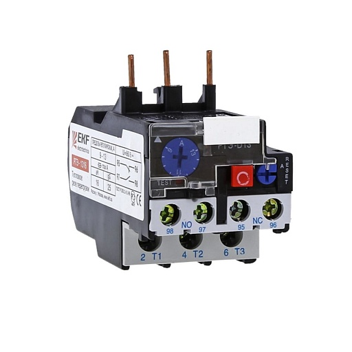 Реле тепловое EKF РТЭ-1316 (rel-1316-9-13) 660 В 13 А 3P Реле тепловое EKF РТЭ-1316 (rel-1316-9-13) 660 В 13 А 3P