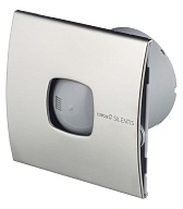 Вентилятор осевой d100 мм 140х140 мм Cata Silentis 10 Inox серебро Вентилятор осевой d100 мм 140х140 мм Cata Silentis 10 Inox серебро