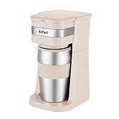 Кофеварка капельная Kitfort КТ-7317 бежевая