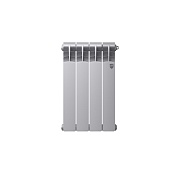 Радиатор биметаллический Royal Thermo 500 мм 4 секции 1" боковое подключение серебро