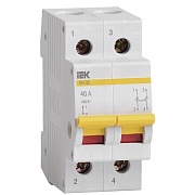 Выключатель нагрузки IEK Karat ВН-32 2P 40А 400 В на DIN-рейку (MNV10-2-040)