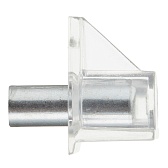 Стеклодержатель Г-образный d5 мм прозрачный (10 шт.) Стеклодержатель Г-образный d5 мм прозрачный (10 шт.)