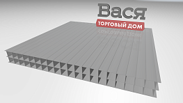 Сотовый поликарбонат ULTRAMARIN 16 мм серебро Сотовый поликарбонат ULTRAMARIN 16 мм серебро