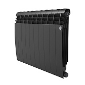 Радиатор биметаллический Royal Thermo BiLiner B 500 мм 10 секций 1" боковое подключение черный Радиатор биметаллический Royal Thermo BiLiner B 500 мм 10 секций 1" боковое подключение черный
