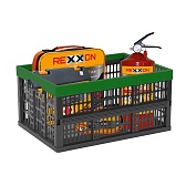 Ящик-органайзер REXXON 38 л пластиковый складной черный Ящик-органайзер REXXON 38 л пластиковый складной черный