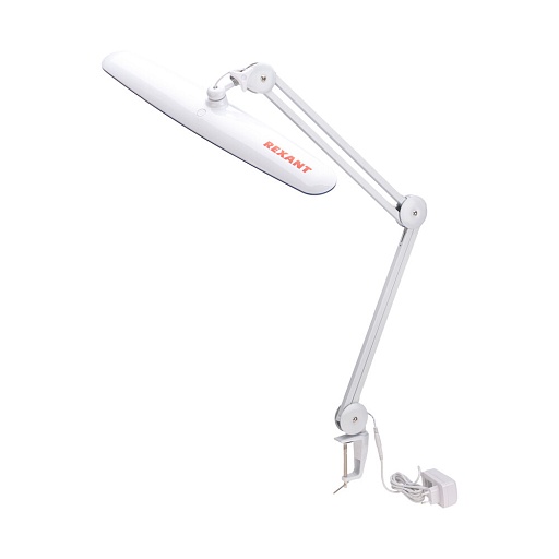 Лампа настольная светодиодная бестеневая 6000К 21 Вт 117 SMD Rexant Blue Stream (31-0409) Лампа настольная светодиодная бестеневая 6000К 21 Вт 117 SMD Rexant Blue Stream (31-0409)