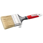 Кисть плоская смешанная щетина прорезиненная ручка Color Expert 80х19 мм для красок на водной основе Кисть плоская смешанная щетина прорезиненная ручка Color Expert 80х19 мм для красок на водной основе