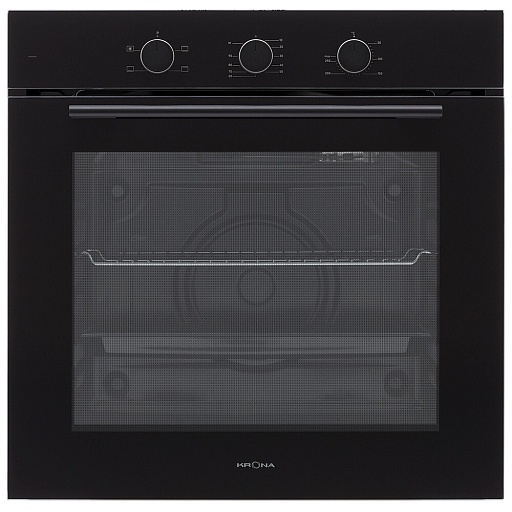 Духовой шкаф электрический встраиваемый Krona Element 60 BL/BL 595 мм черный