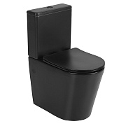 Унитаз-компакт Corsa Deco NX Tornado безободковый с универсальным выпуском с сиденьем дюропласт микролифт черный (TPNX600STB) Унитаз-компакт Corsa Deco NX Tornado безободковый с универсальным выпуском с сиденьем дюропласт микролифт черный (TPNX600STB)