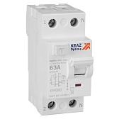 УЗО КЭАЗ DM63 OptiDin 63А 1P+N тип AC 30 мА 4,5 кА (343890)
