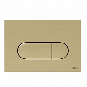 Клавиша смыва для инсталляций Vitra Root брашированное золото (740-2225) Клавиша смыва для инсталляций Vitra Root брашированное золото (740-2225)