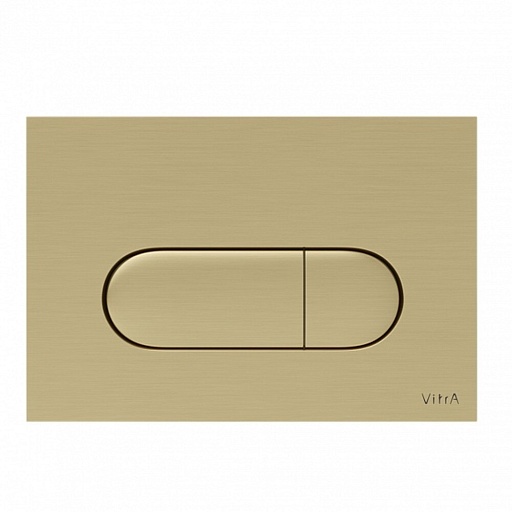 Клавиша смыва для инсталляций Vitra Root брашированное золото (740-2225)