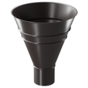 Docke STAL PREMIUM Воронка водосборная Ø 90 (Шоколад 8019) Docke STAL PREMIUM Воронка водосборная Ø 90 (Шоколад 8019)