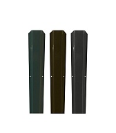 Евроштакетник двухсторонний П- образный 0.6 мм 125х1800 мм зеленый RAL6005 фигурный срез Евроштакетник двухсторонний П- образный 0.6 мм 125х1800 мм зеленый RAL6005 фигурный срез