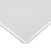 Кассета для подвесного потолка 600х600 мм Албес Tegular Стандарт алюминиевая белая матовая