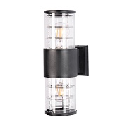 Светильник садово-парковый настенный Arte Lamp Tokyo черный E27 80 Вт IP54 (A5315AL-2BK)