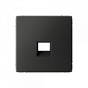 Накладка для компьютерной розетки Systeme Electric ArtGallery базальт (SE GAL001484)