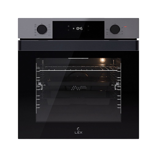 Духовой шкаф электрический встраиваемый Lex EDP 610 IX Wide Series 595 мм серебро (TRFE100027)