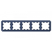 Рамка Systeme Electric AtlasDesign Antique пятиместная грифель (ATN100705)