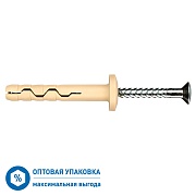 Дюбель-гвоздь Hard-Fix PDG F 6x40 мм грибовидная манжета нейлон (2200 шт.) Дюбель-гвоздь Hard-Fix PDG F 6x40 мм грибовидная манжета нейлон (2200 шт.)