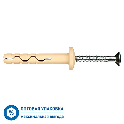 Дюбель-гвоздь Hard-Fix PDG F 6x40 мм грибовидная манжета нейлон (2200 шт.) Дюбель-гвоздь Hard-Fix PDG F 6x40 мм грибовидная манжета нейлон (2200 шт.)