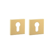 Ключевина Punto ET.K.ARC.Q52 SSG-39 квадратная розетка сатинированное золото (47199) Ключевина Punto ET.K.ARC.Q52 SSG-39 квадратная розетка сатинированное золото (47199)