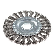 Корщетка для УШМ Практика витая жесткая радиальная d125x22,2 мм