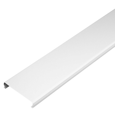 Рейка сплошная Омега 100АТ 3 м белая матовая Рейка сплошная Омега 100АТ 3 м белая матовая