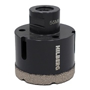 Коронка алмазная Hilberg Super Hard (HH655) по керамограниту 55 мм Коронка алмазная Hilberg Super Hard (HH655) по керамограниту 55 мм