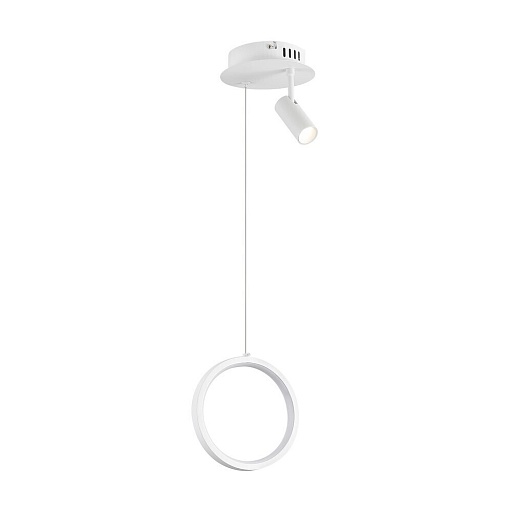 Светильник светодиодный подвесной Freya Airy 4000К 6 Вт 10 кв.м белый IP20 (FR6082PL-L10W)