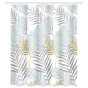 Штора для ванны Master House Тропики 1800х2000 мм полиэстер голубой (75163)