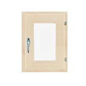 Окно деревянное 300х400х70 мм 1 створка поворотная