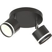 Спот потолочный Schaffner Salomon GX53 30 Вт 5 кв.м черный IP20 (4740-2 BK) Спот потолочный Schaffner Salomon GX53 30 Вт 5 кв.м черный IP20 (4740-2 BK)