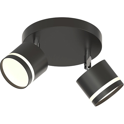 Спот потолочный Schaffner Salomon GX53 30 Вт 5 кв.м черный IP20 (4740-2 BK)