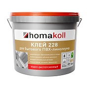 Клей акриловый для бытового ПВХ-линолеума Homa Homakoll 228 14 кг