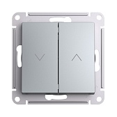 Кнопка управления жалюзи Systeme Electric AtlasDesign встраиваемая алюминий (ATN000319) Кнопка управления жалюзи Systeme Electric AtlasDesign встраиваемая алюминий (ATN000319)