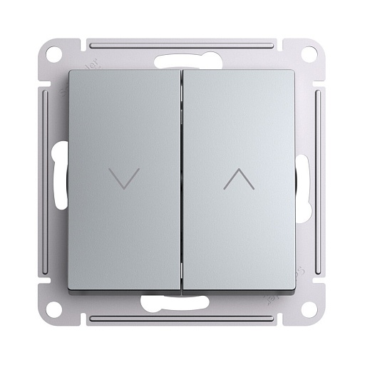 Кнопка управления жалюзи Systeme Electric AtlasDesign встраиваемая алюминий (ATN000319) Кнопка управления жалюзи Systeme Electric AtlasDesign встраиваемая алюминий (ATN000319)