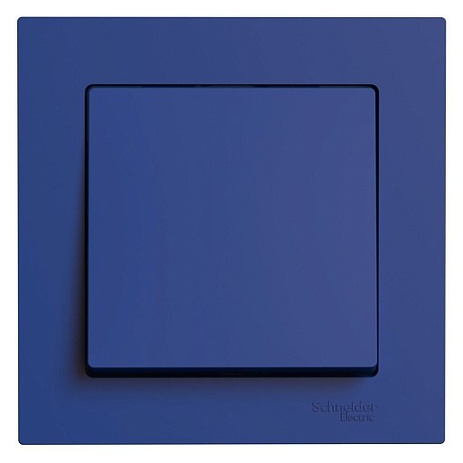 Выключатель Systeme Electric AtlasDesign одноклавишный встраиваемый аквамарин (ATN001112)