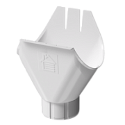 Docke STAL PREMIUM Воронка водосборная Ø 90 (Пломбир 9010) Docke STAL PREMIUM Воронка водосборная Ø 90 (Пломбир 9010)