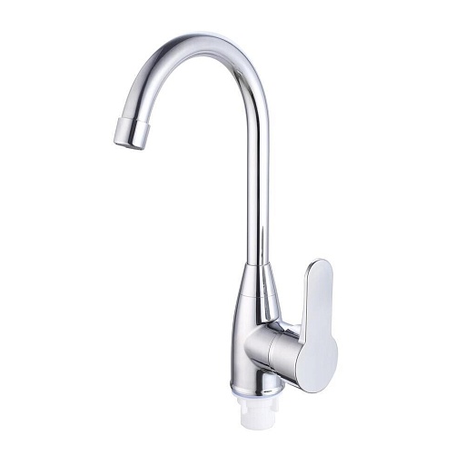 Смеситель для кухни РМС хром с высоким изливом однорычажный (PL5CH-017F) Смеситель для кухни РМС хром с высоким изливом однорычажный (PL5CH-017F)