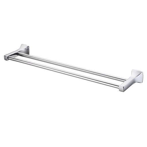 Полотенцедержатель WasserKraft Wern K-2500 660 мм двойной на шуруп металл хром (K-2540)