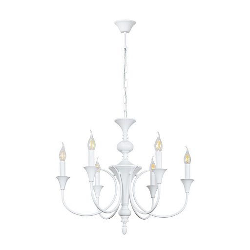 Люстра подвесная Arte Lamp Collinetta E14 240 Вт 8 кв.м (A4094LM-6WH) Люстра подвесная Arte Lamp Collinetta E14 240 Вт 8 кв.м (A4094LM-6WH)